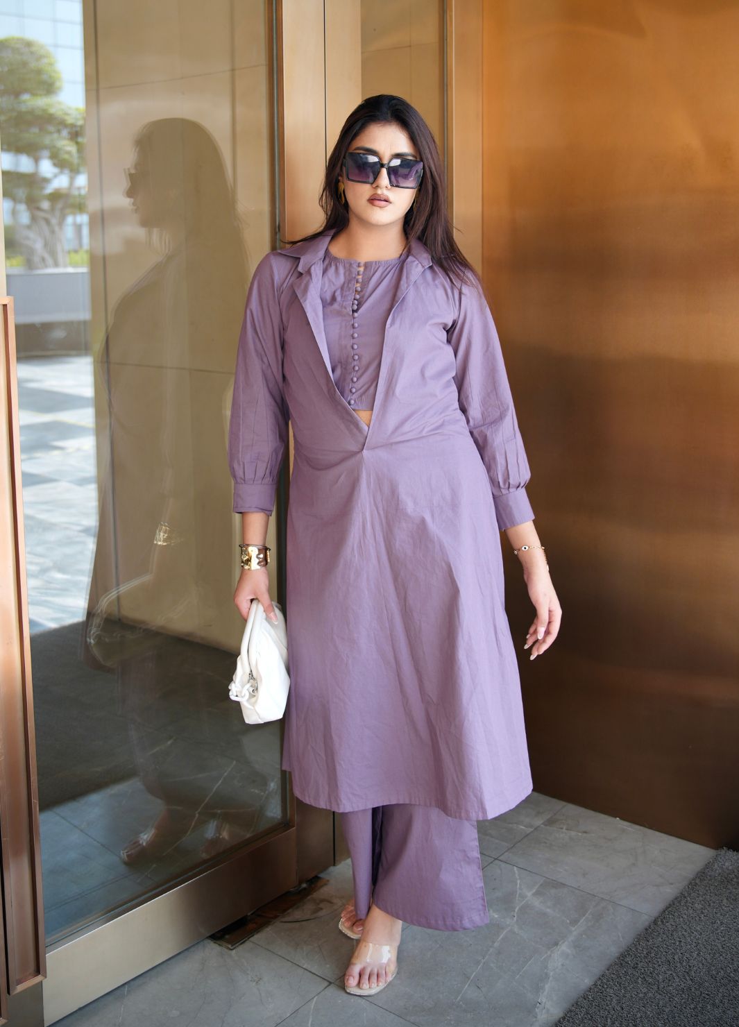 Mauve Three Piece Co-ord Set
