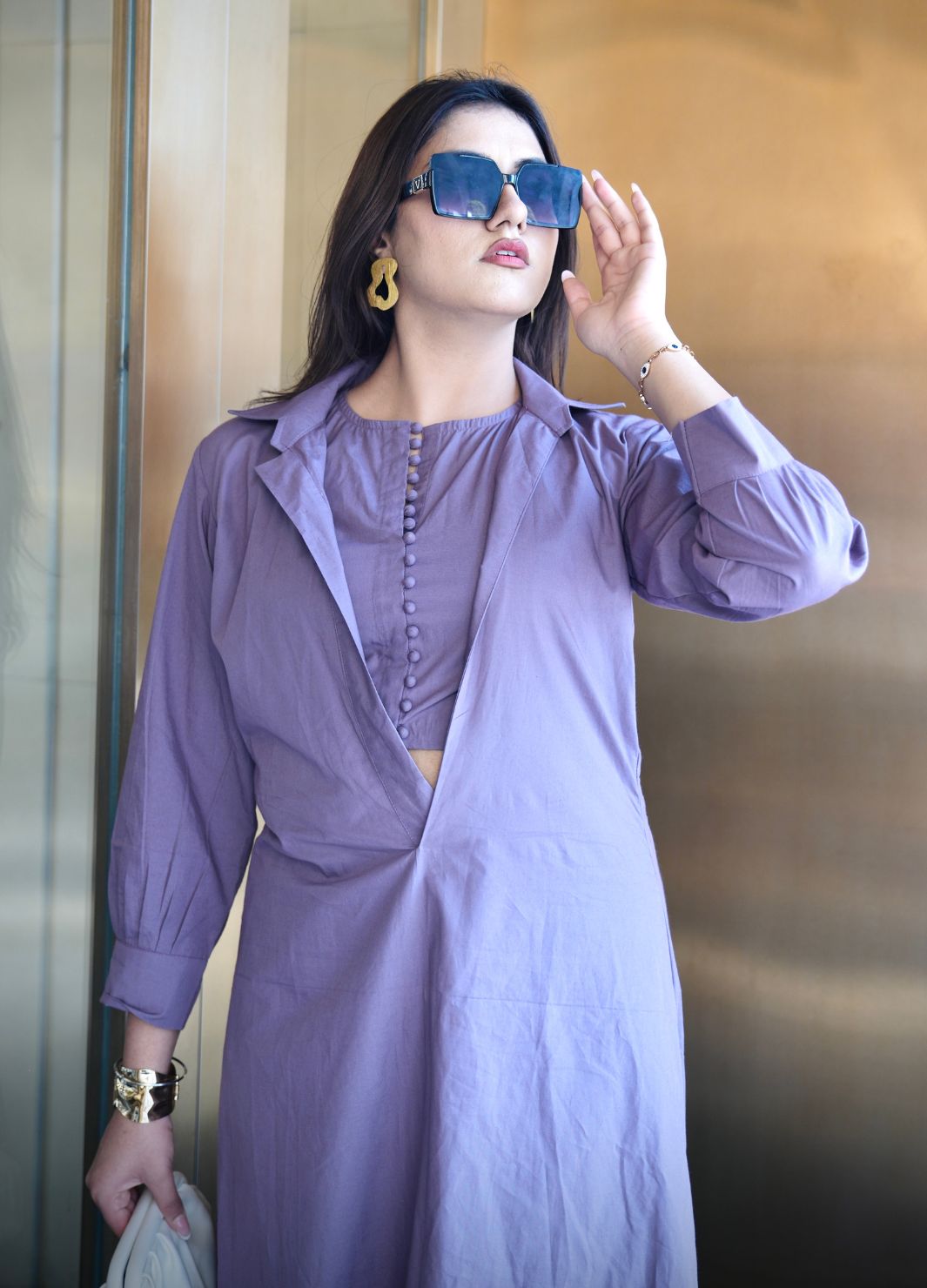 Mauve Three Piece Co-ord Set