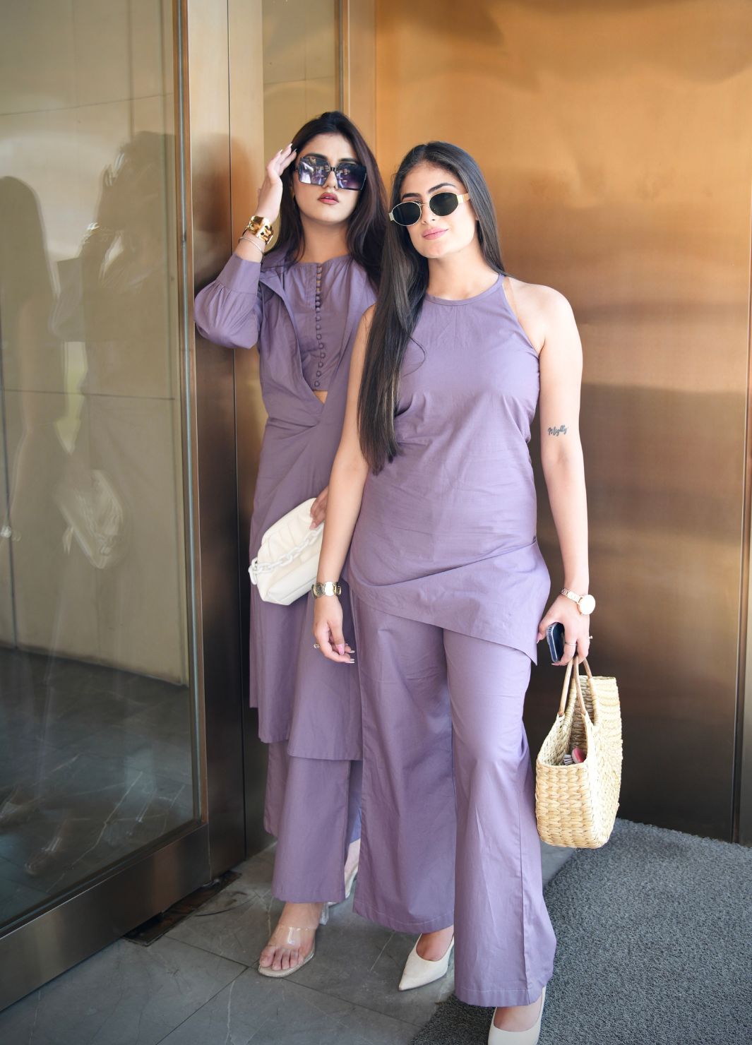 Mauve Three Piece Co-ord Set