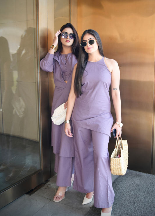 Mauve Three Piece Co-ord Set