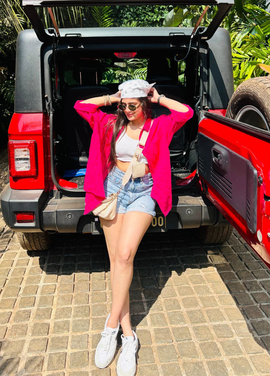 Brezzy pink shirt