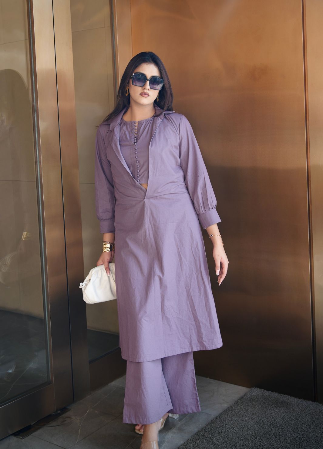 Mauve Three Piece Co-ord Set
